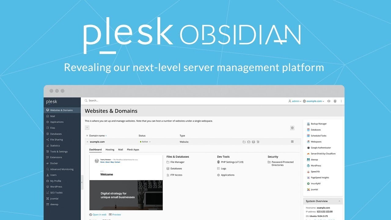 Plesk Web Host Edition for VPS