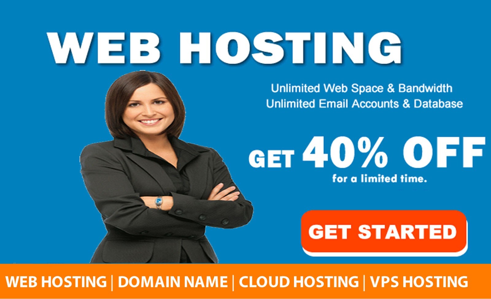 1 Year Truly Unlimited Cloud Web Hosting + Free Support