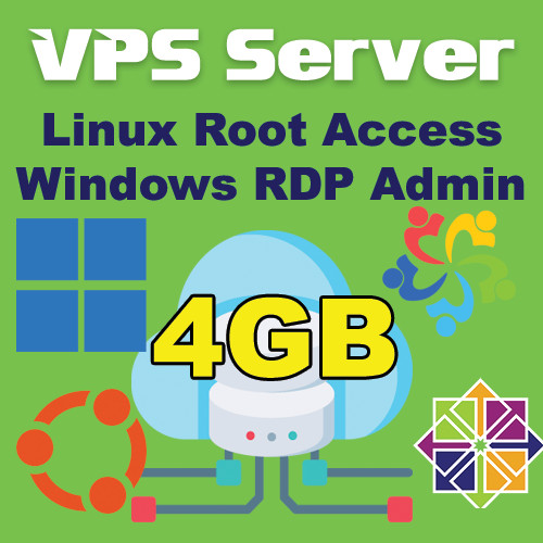 USA (virtual dedicated server) VPS 4GB RAM + 100GB Disk 2 Core 1 Year