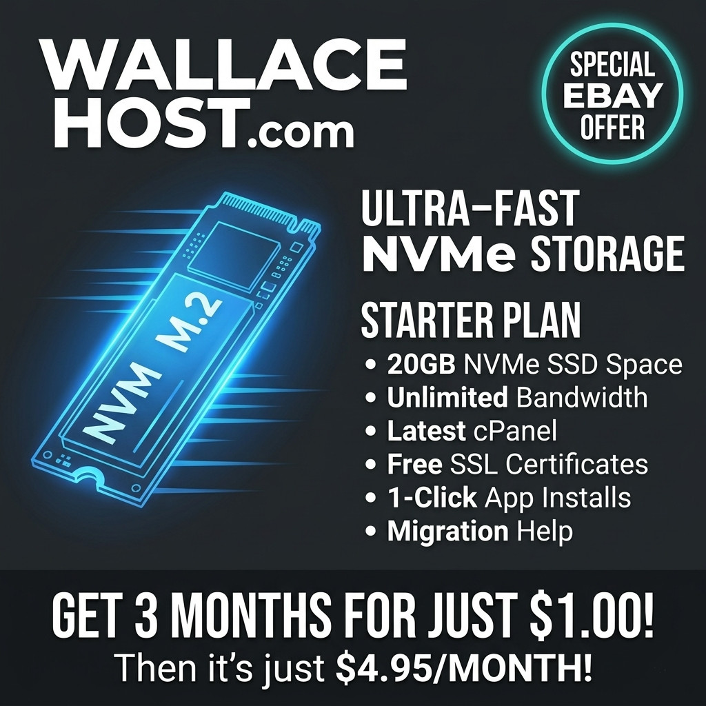 NVMe cPanel Web Hosting – 20GB SSD Space – Unlimited Bandwidth – SSL – Fast 2026