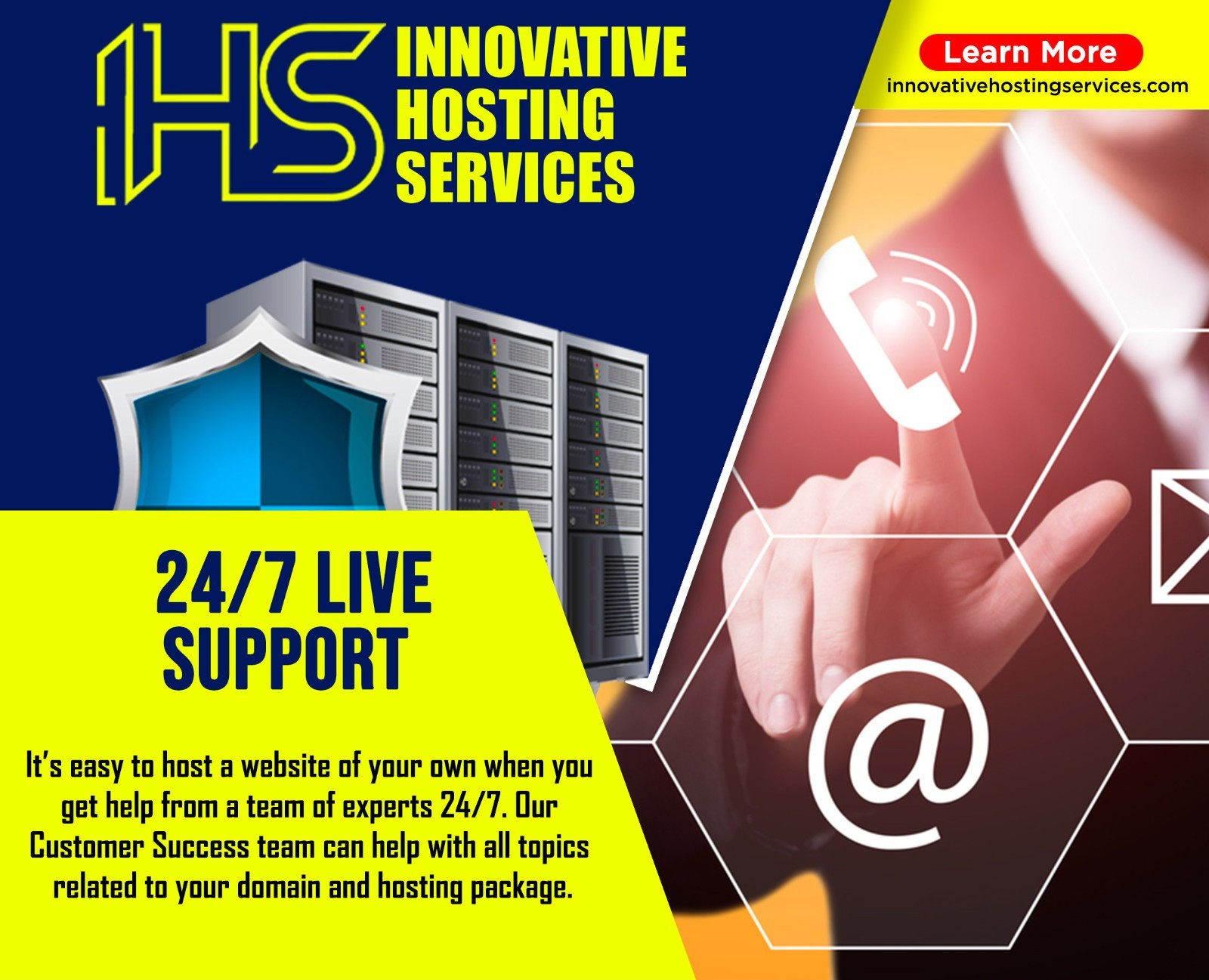 Unlimited Cloud Web hosting with space & bandwidth SSL 24/7 support – 1 Year
