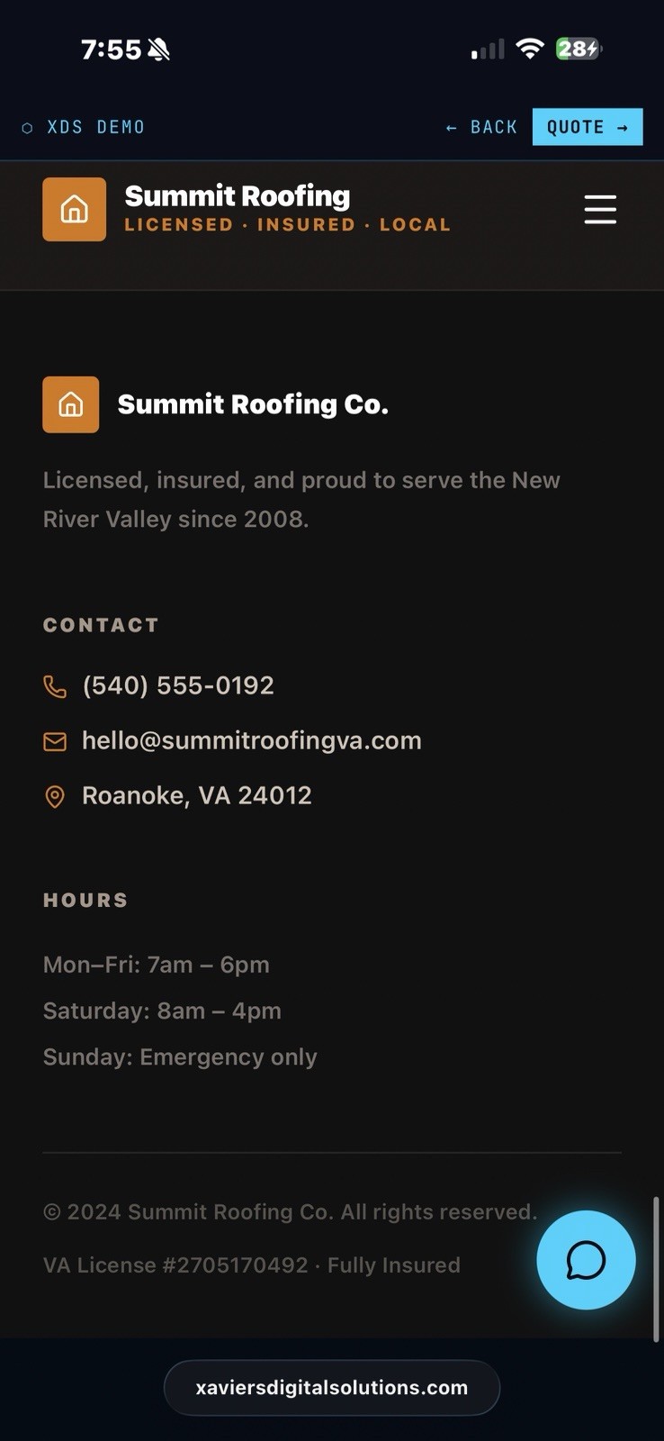 Custom One-Page Website Design Service w/ Professional Hosting $50/Year