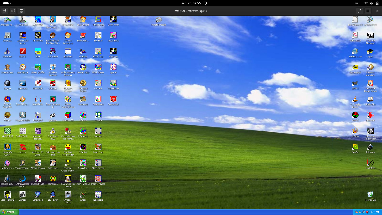 RetroVM Windows XP Cloud – 60+ Classic Games & 20+ Apps | Remote Access