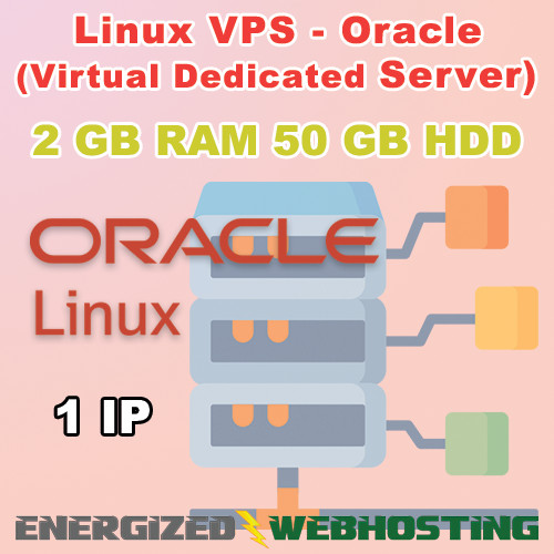 Oracle (Virtual Dedicated Server) 2GB RAM + 50GB HDD