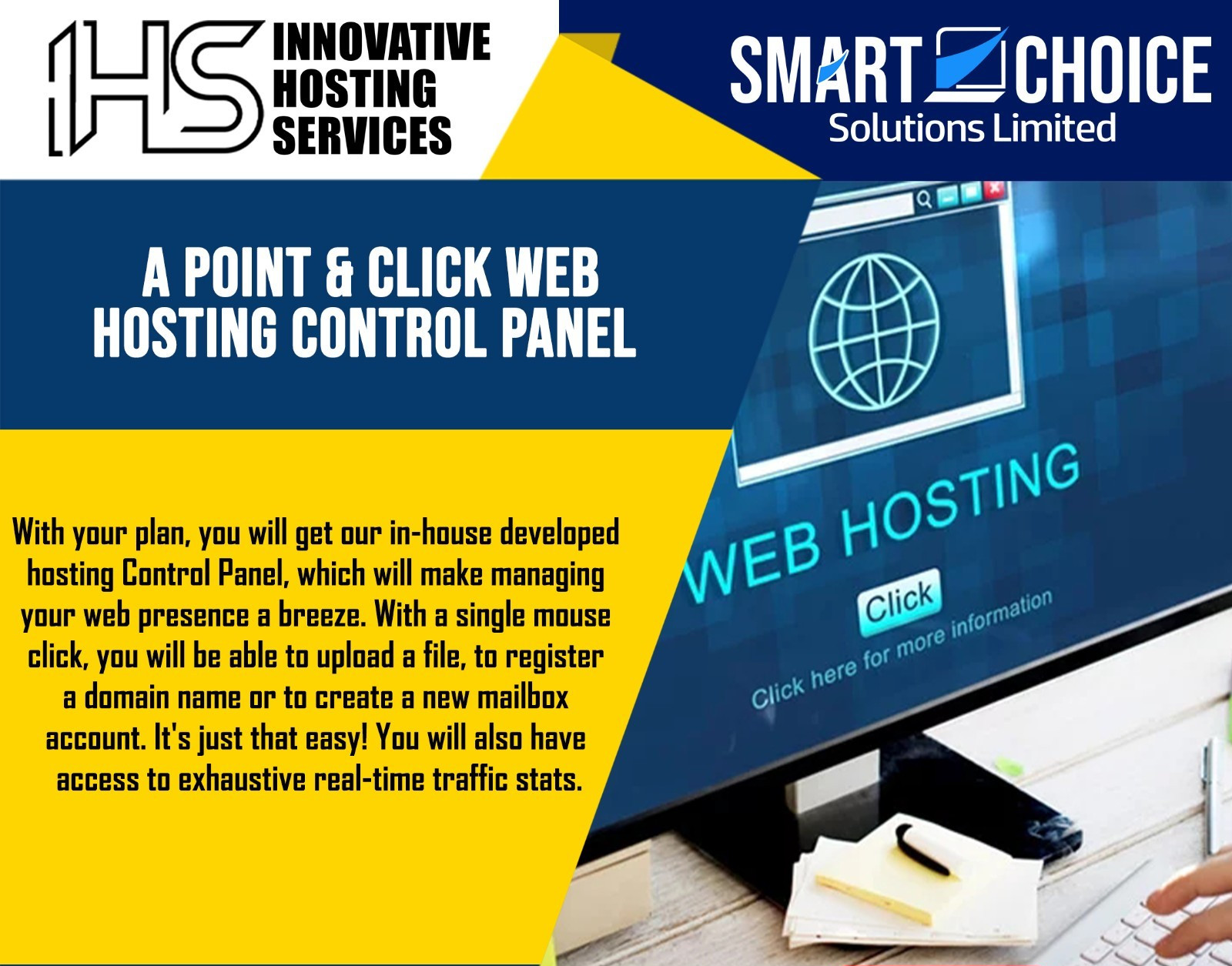Unlimited Cloud Web hosting with space & bandwidth SSL 24/7 support – 1 Year