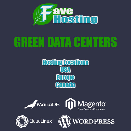 FaveHosting ☙ Green data centers (US/EU/CA) ☙ cPanel/Litespeed ☙ SSD