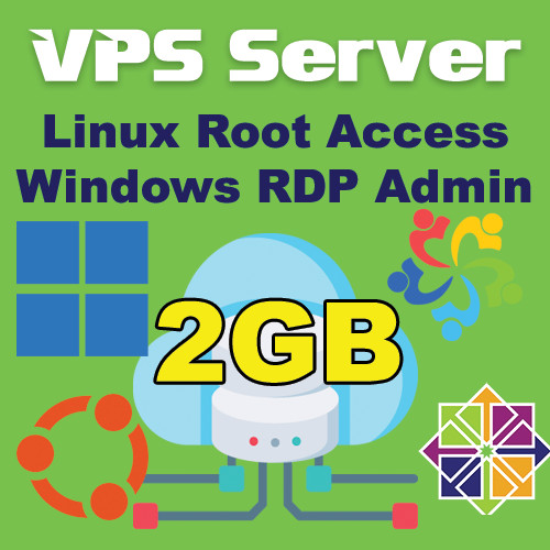 USA (virtual dedicated server) VPS 2GB RAM + 50GB Disk 2 Core 1 Year